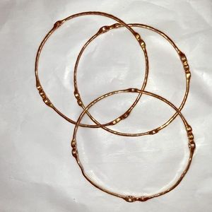Stella & Dot Gold Bangles
